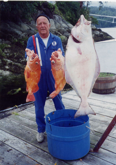 Nice Halibut and 2 Yelloweye Port Renfrew, Canada