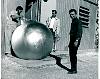 Bill Montgomery, Tom Barclay (Station Manager), and Joe launching weather balloon prior to X-15 mission