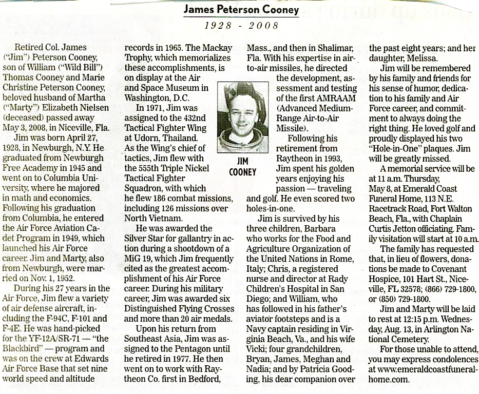 oooney obit