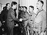 dick Russell's fellow pilots being greeted by president Kennedy - 1962 - Homestead AFB, Florida during Cuban missile crisis.