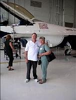 TD and Doris Barnes with Thunderbird plane